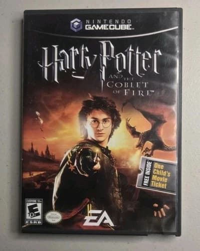 Harry Potter and The Goblet of Fire (Nintendo GameCube) CIB COMPLETE- Acceptable