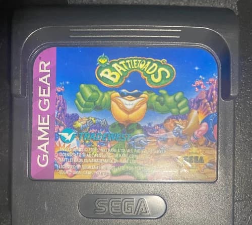 Battletoads - Sega Game Gear - Tradewest - Good Condition