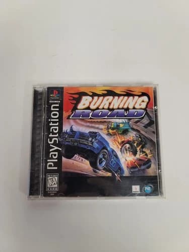 Burning Road PS1 (Sony PlayStation 1, 1996) - CIB
