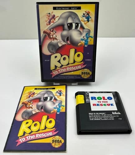 Rolo to the Rescue (Sega Genesis, 1992) CIB