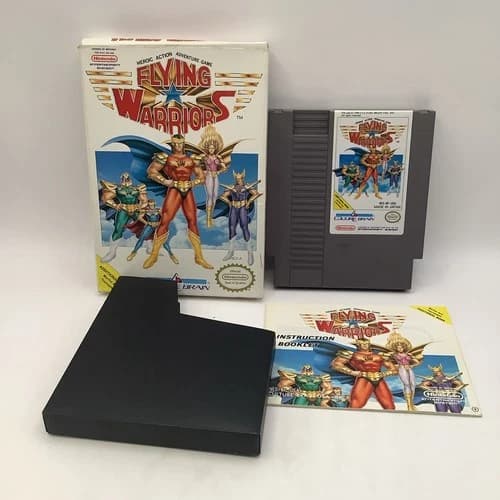 Flying Warriors Complete in Box Game for Original Nintendo NES System CIB