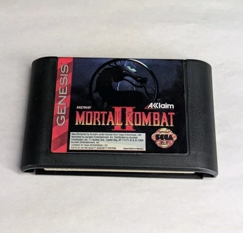 Mortal Kombat II 2 Sega Genesis 1994 Game CARTRIDGE ONLY TESTED AUTHENTIC