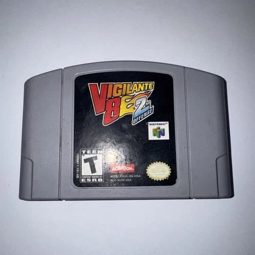 Vigilante 8: 2nd Offense Nintendo 64 N64 Authentic Cartridge Only Tested