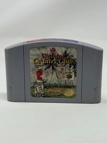 True Golf Classics Waialae Country Club N64 Nintendo 64 Game Cartridge Authentic