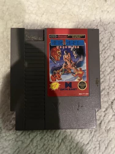 nes nintendo game Tag Team Wrestling Works Good Fast Shipping