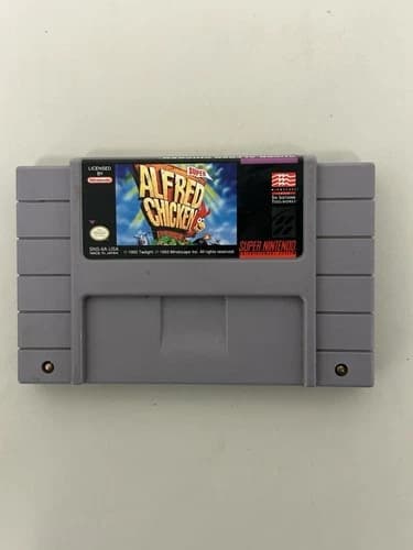 Super Alfred Chicken (Super Nintendo SNES) Authentic Game Cartridge