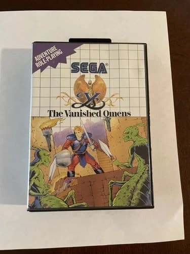 Ys The Vanished Omens Complete Sega Master System Tested Works