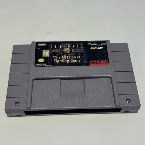 Ultimate Mortal Kombat 3 (Super Nintendo SNES, 1996) Cart Cartridge Only Tested