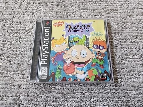 Rugrats - Search for Reptar (PlayStation 1, PS1, 1998) CIB With Reg Card! Clean