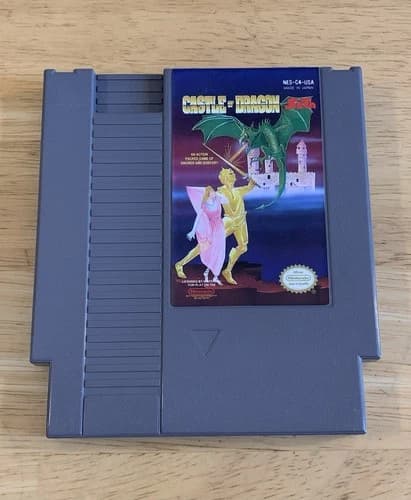 Castle Of Dragon Game for NES Nintendo - Cleaned & Tested
