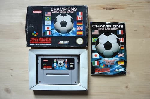 SNES - Champions World Class Soccer - (CIB, with manual)