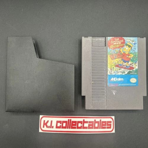 NES The Simpsons Bart vs. the Space Mutants - Cleaned & Tested