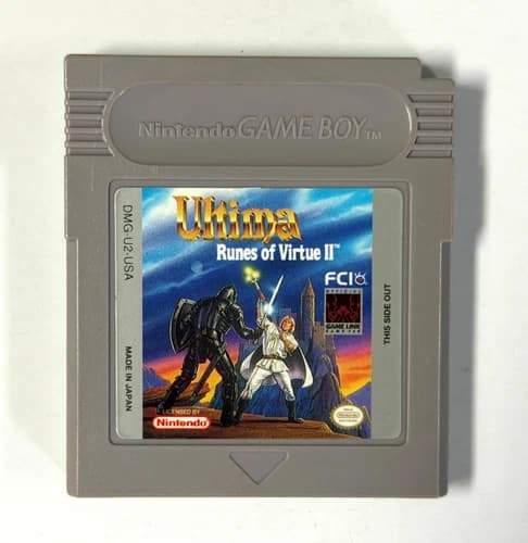 Ultima: Runes of Virtue II (Nintendo Game Boy, 1994) *Cartridge Only*