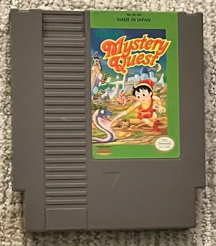 Mystery Quest NES Nintendo Entertainment System 1989 Authentic Tested Working NM