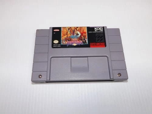 Uncharted Waters New Horizons - GAME ONLY - SUPER NINTENDO SNES - 530a