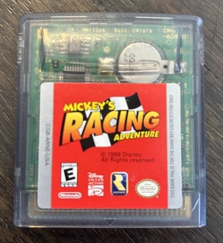 Disney's Mickey's Racing Adventure (Nintendo Game Boy Color, 1999)