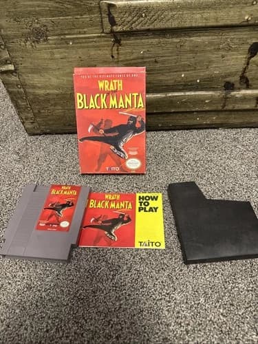 Wrath of the Black Manta NES Nintendo Entertainment System CIB Manual Box Game