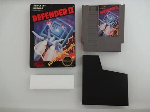 Defender II Complete in Box Nintendo NES CIB