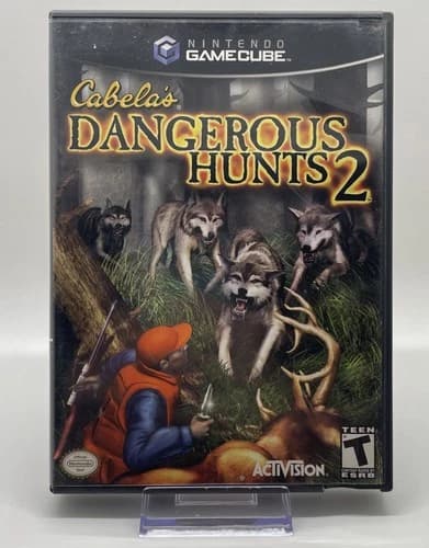 Cabela's Dangerous Hunts 2 (Nintendo GameCube, 2005) Complete With Manual
