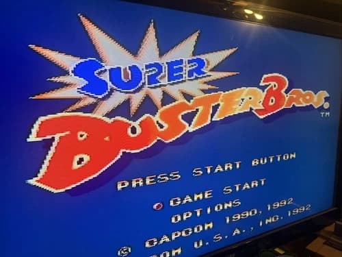 Super Buster Bros. for Super Nintendo SNES Cart Tested Authentic
