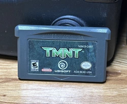 TMNT (Nintendo Game Boy Advance, 2007) Tested Working GBA Turtles Ubisoft