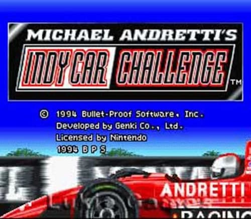Michael Andretti's Indy Car - SNES Super Nintendo Game
