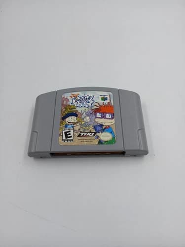 Rugrats in Paris: The Movie (Nintendo 64) -GRAY- Tested Authentic N64