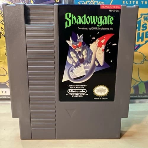 Shadowgate NES Game Cartridge Nintendo Entertainment System