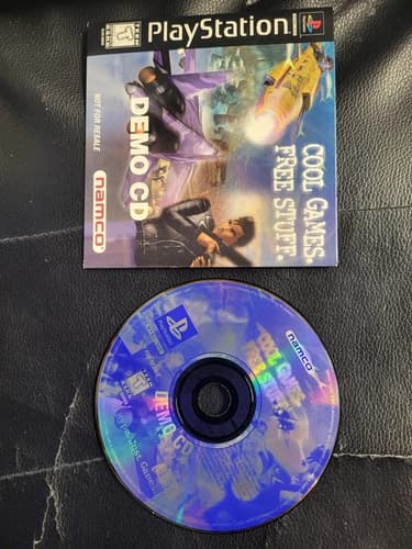 NAMCO Cool Games Free Stuff Demo Disc CD Sony PlayStation 1 Ps1 Time Crisis 1997