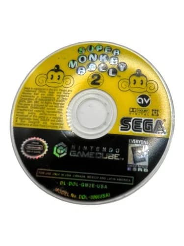 Super Monkey Ball 2 (Nintendo GameCube, 2002) * Disc Only * [Tested]