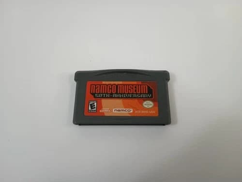Namco Museum 50th Anniversary for Gameboy Advance GBA Tested Working