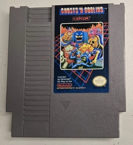 Ghosts 'n Goblins Nintendo NES 1986 Authentic Cartridge Game