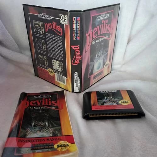 Devilish: The Next Possession Sega Genesis CIB Tested Fast Shipping