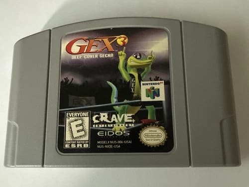 Gex64 N64 Tested Working Authentic