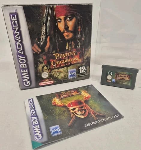 Nintendo Gameboy Advance GBA Pirates Of The Caribbean Dead Man’s Chest CIB 9/10
