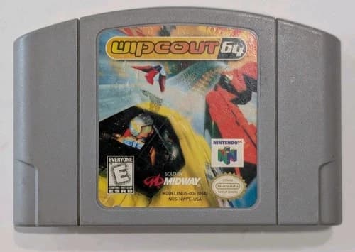 Wipeout 64 (Nintendo 64, 1998) N64, Authentic Tested