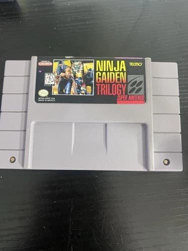 SNES Ninja Gaiden Trilogy cart only authentic!