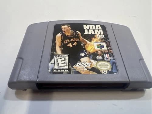 NBA Jam 99 Nintendo 64 N64 Game Cartridge TESTED