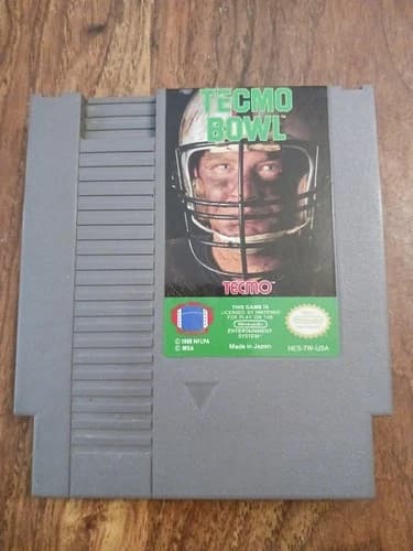 Nes Nintendo Tecmo Bowl Hand Polished Contacts Tested Guaranteed