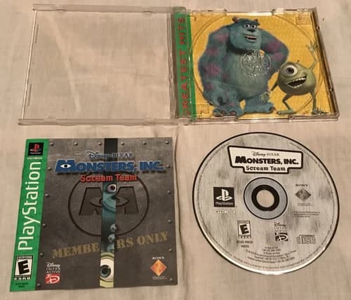 PlayStation 1 PS1 Monster's Inc. Scream Team Greatest Hits