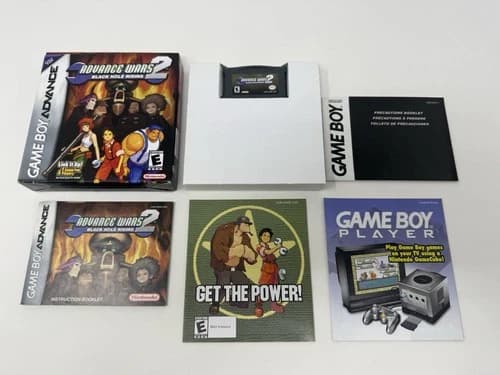 CIB Advance Wars 2: Black Hole Rising (Game Boy Advance GBA, 2003) *TESTED*