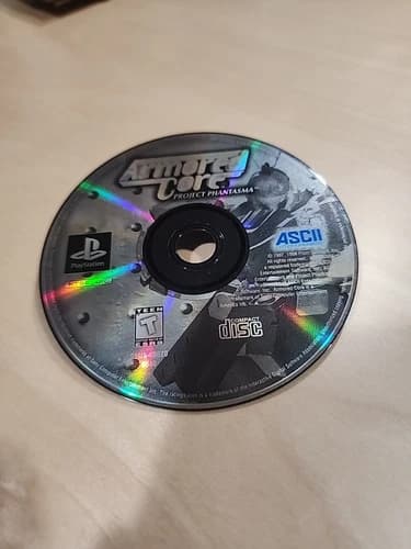 Armored Core: Project Phantasma • Playstation PSOne • Game Disc Only