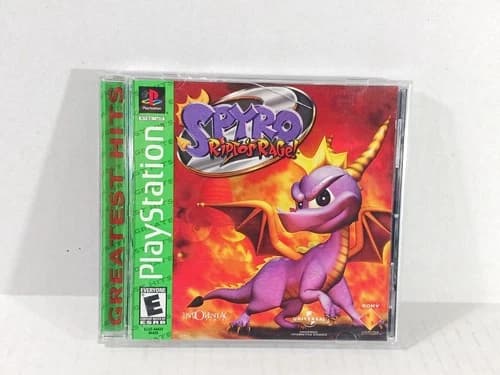 Spyro 2 Ripto's Rage PS1 PlayStation 1 Greatest Hits Tested Has Wear