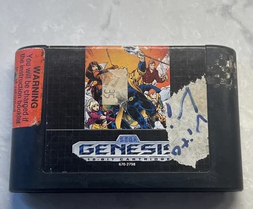 Ex-Mutants (Sega Genesis, 1992) TESTED AUTHENTIC cartridge only