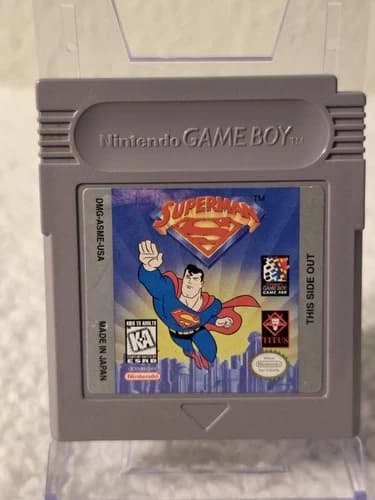 Nintendo Game Boy Superman Tested Working Authentic Cartridge Only