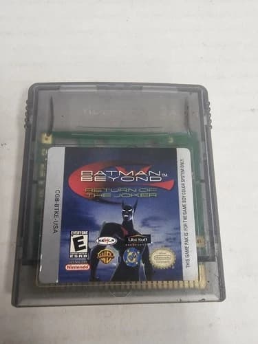 Batman Beyond Return Of The Joker (Nintendo Gameboy Color 2000) Authentic Tested
