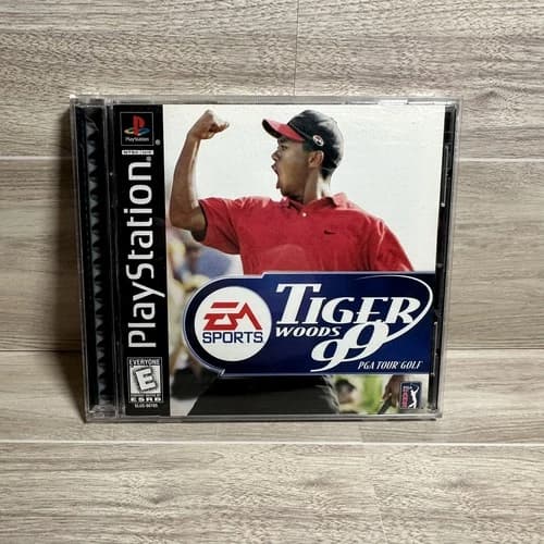 Tiger Woods '99 PS1 Playstation Game Golf EA Sports PGA Tour 1999 Fully Tested