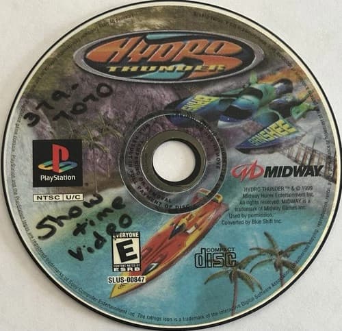 Hydro Thunder (Sony PlayStation 1, PS1) DISC ONLY | NO TRACKING | M1881