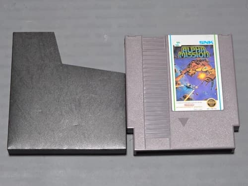 Retro Original Nintendo NES Alpha Mission Authentic Game - Tested & Working