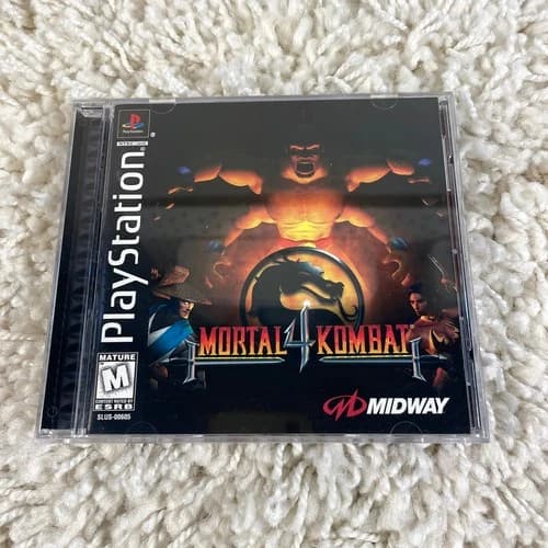 Mortal Kombat 4 (Sony PlayStation 1, 1998) Complete Tested CIB PS1 Reg Card